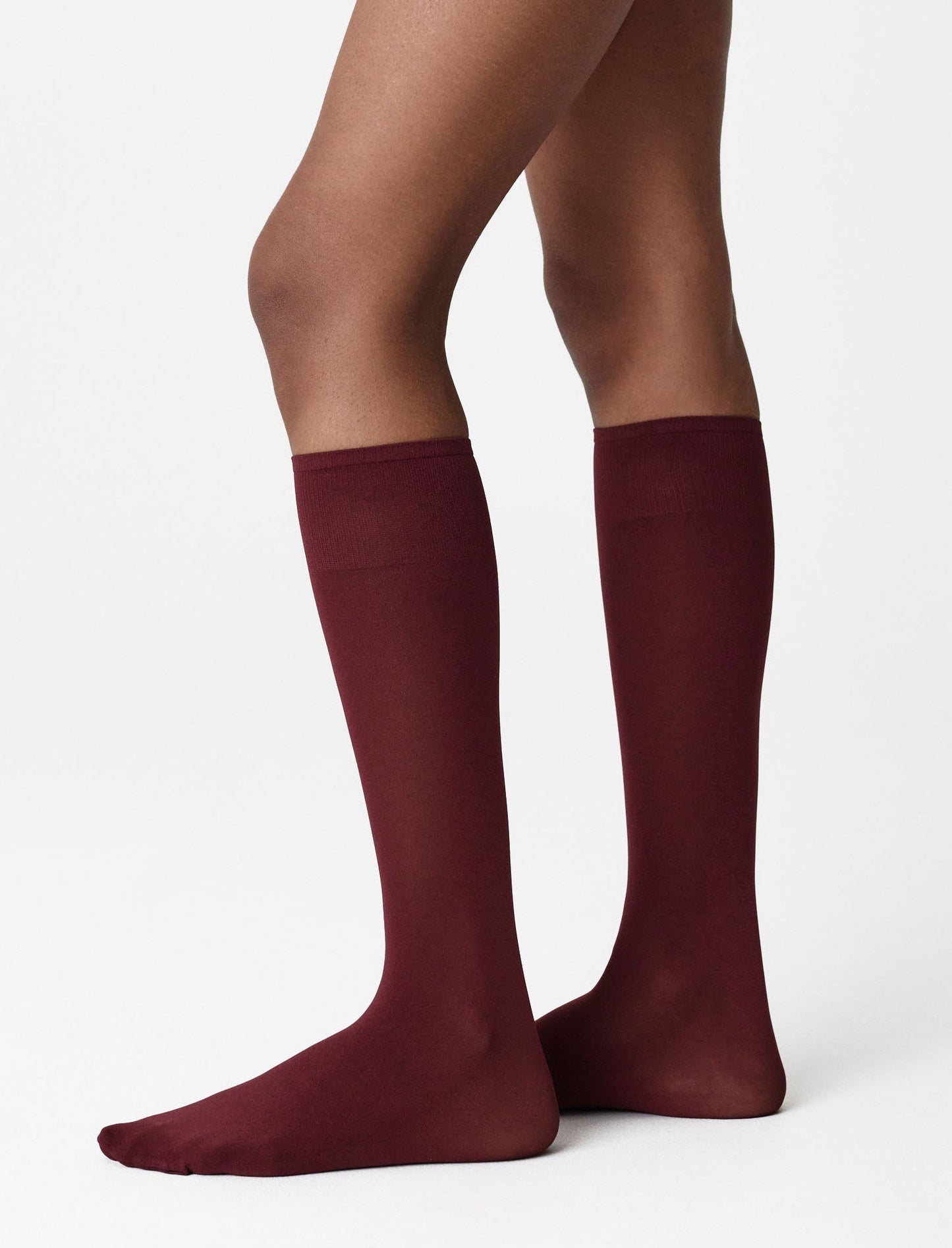 OLIVIA KNEE-HIGHS 2-PACK DEEP RED