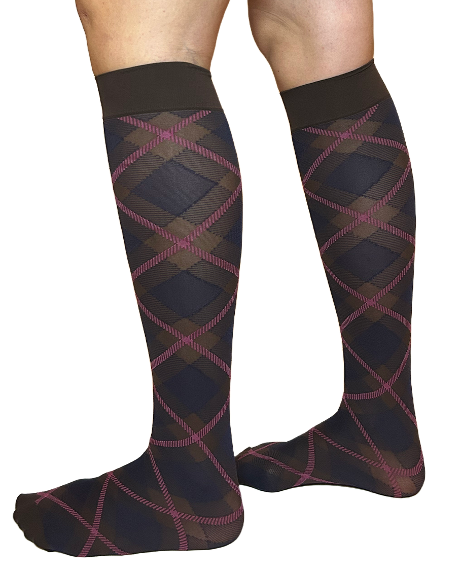 Franka Knee-Highs | Check Red