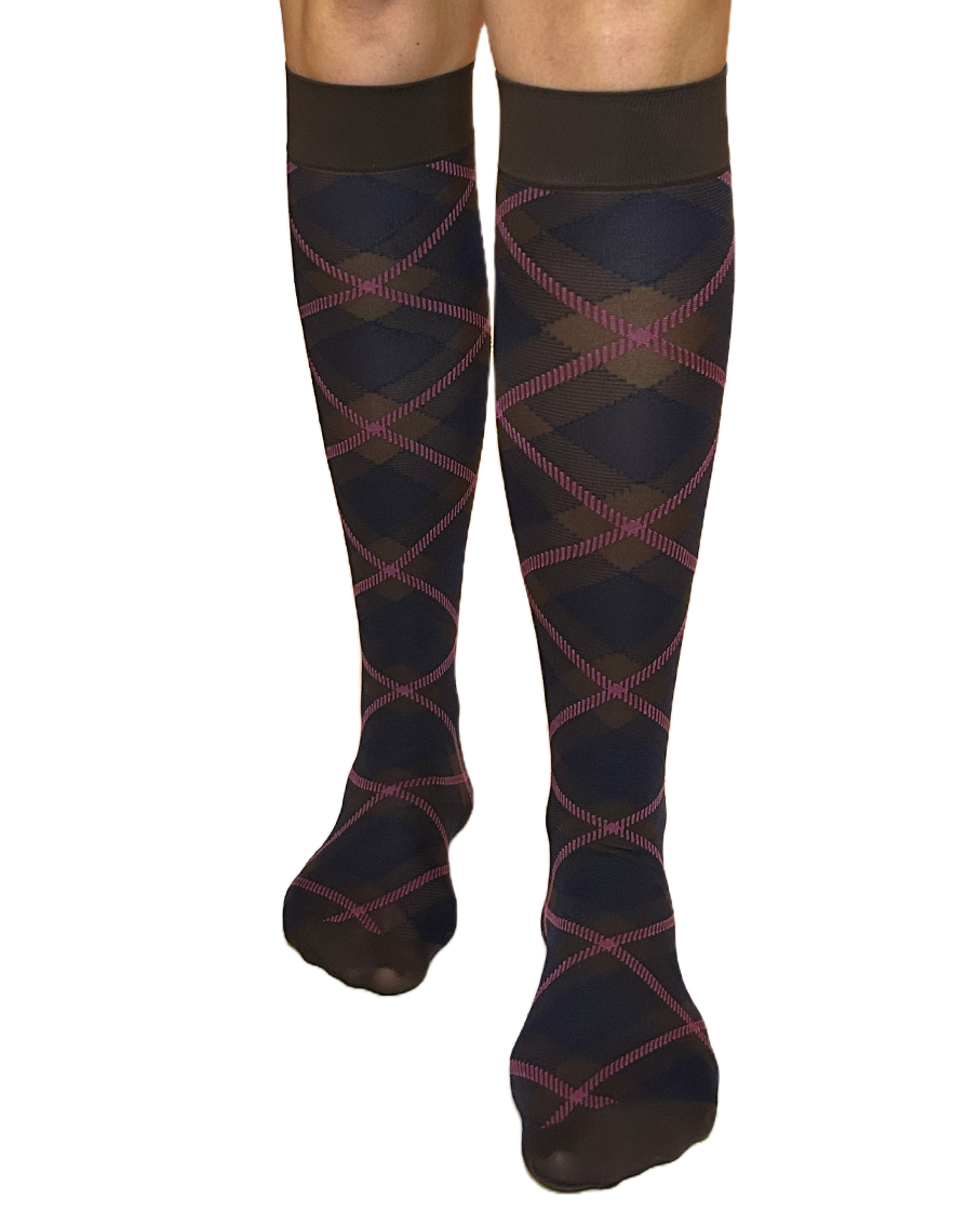 Franka Knee-Highs | Check Red