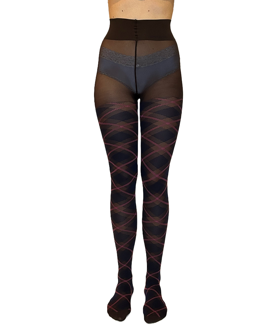 Franka Tights | Check Red