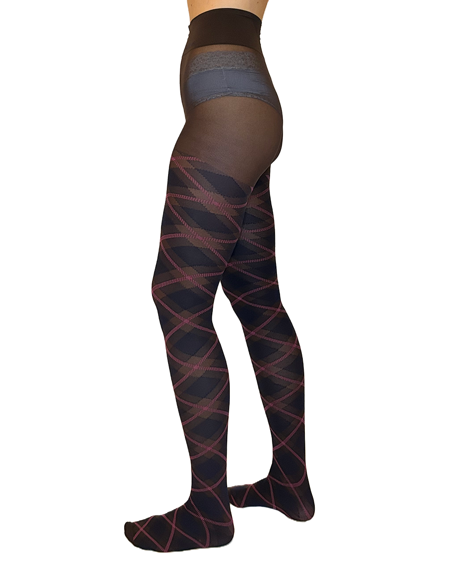 Franka Tights | Check Red