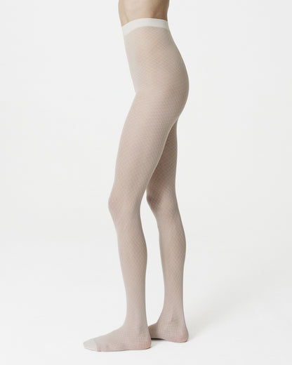 EDIT FAKE FISHNETJACQUARD TIGHTS
