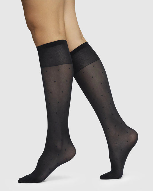 DORIS DOTS KNEE-HIGHS