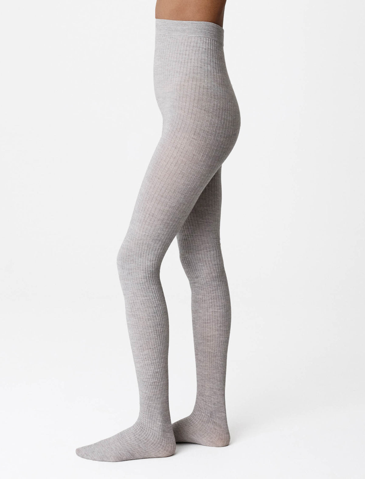 Diana Rib Wool Tights – Strumpfhose von Swedish Stockings, Ansicht 2