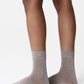 INES SHIMMERY SOCKS MAUVE