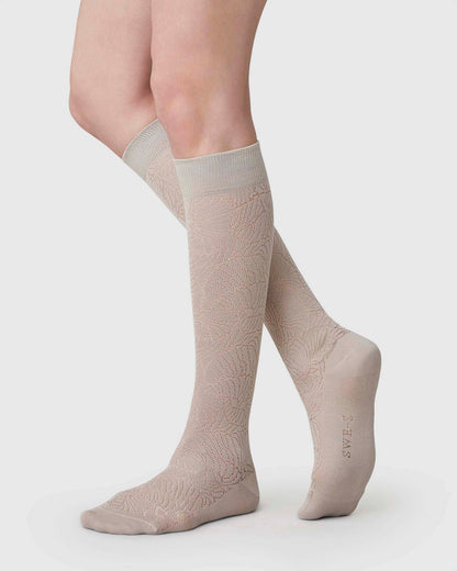 Alba Ginkgo - Oat - Socken