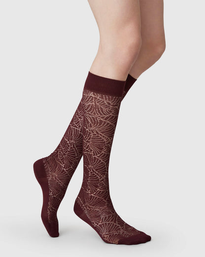 Alba Ginkgo - Wine - Socken