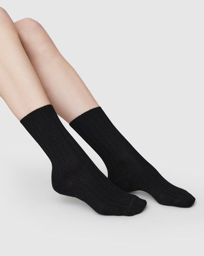 Bodil Chunky - Schwarz - Socken