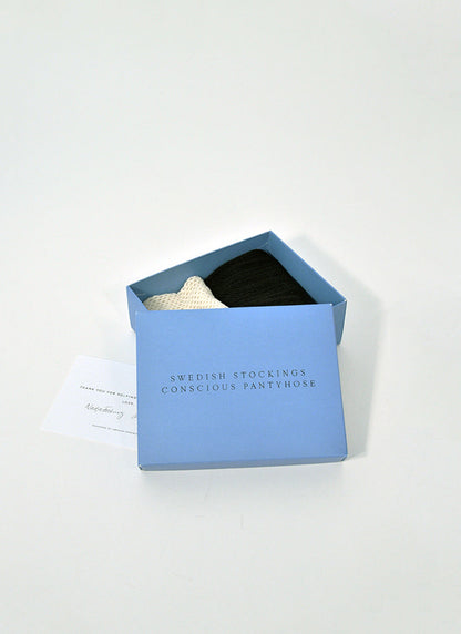 Giftbox | Geschenkset Klara Ivory & Vera Black Socken