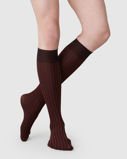 Hilda - Wine - Socken