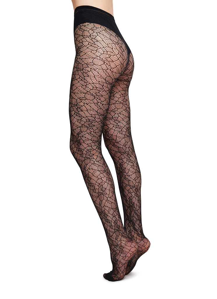 Edith - Schwarz - Strumpfhose