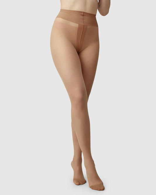 Malva Ladder Resistant - Dark Beige - Strumpfhose