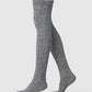 Vilda Chunky - Grau - Overknee