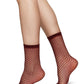 Vera Net- Wine - Socken